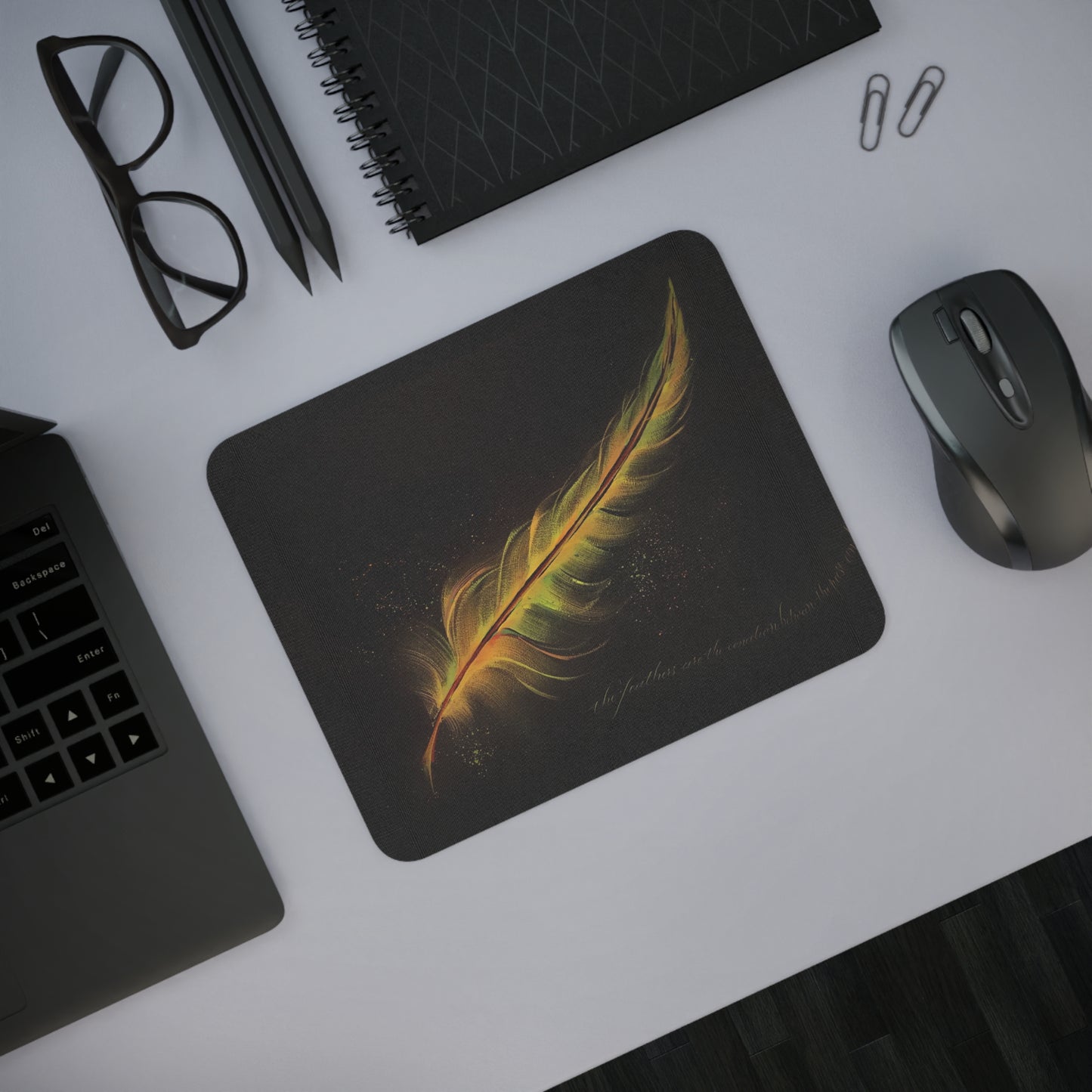 Mouse Pad - "Peacock's feather"